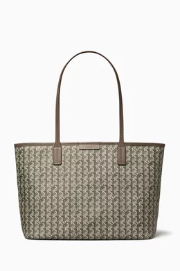 Tory burch cheap grey tote bag