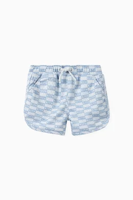 Buy Kith Blue Baby Jordan Shorts in Mesh for UNISEX in Saudi Ounass