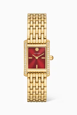 Tory burch rectangle discount watch