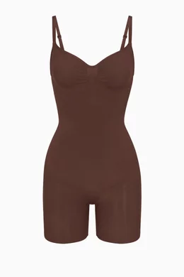 SKIMS Seamless Sculpt Bodysuit - Brown