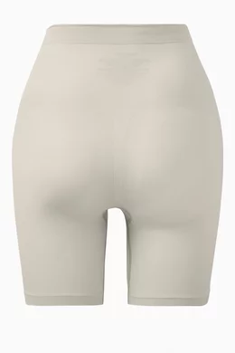 Buy SKIMS Neutral Seamless Sculpt Mid-thigh Shorts for Women in Saudi