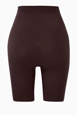 Buy SKIMS Brown Seamless Sculpt Above-the-knee Short for Women in Saudi