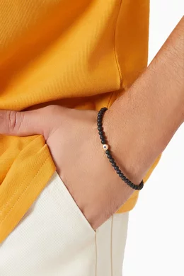 Buy David Yurman Black Spiritual Beads Evil Eye Bracelet with Onyx