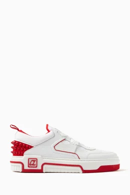 Buy Christian Louboutin White Astroloubi Low top Sneakers in