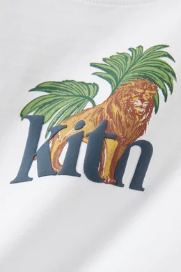 Buy Kith White Novelty Lion Graphic T-shirt in Cotton Online for ...