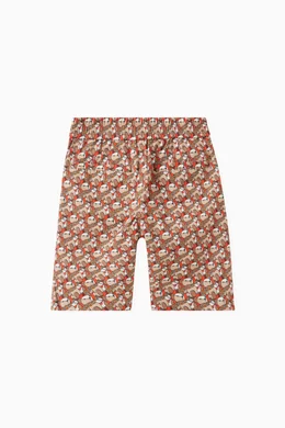 Burberry shorts kids pink sale