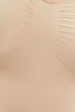 Buy SKIMS Neutral Seamless Sculpt Scoop Neck Thong Bodysuit for Women in  Saudi