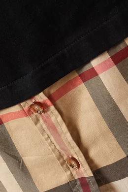 Burberry t shirt dress hotsell