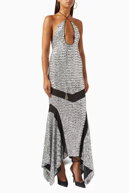 Attico silver dress online