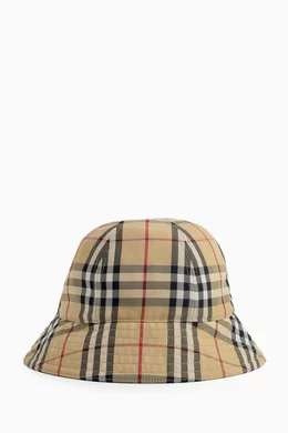 Burberry vintage on sale check hat