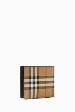 Burberry wallet hotsell mens leather