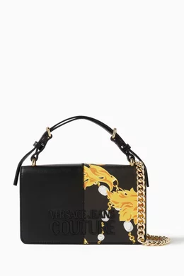 Versace saffiano hot sale leather satchel