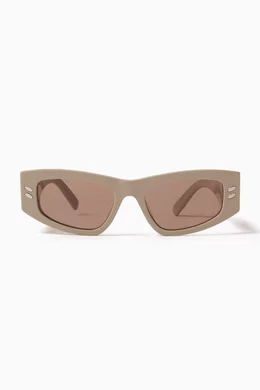 Stella mccartney 52mm cat top eye sunglasses