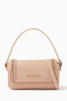 Moschino small cheap leather shoulder bag