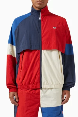 Buy Kith Multicolour x Wilson Court Panelled Track Jacket in Nylon
