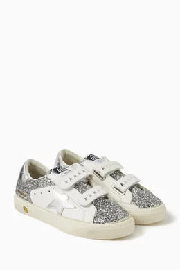 Buy GOLDEN GOOSE White May School Sneakers in Vegan