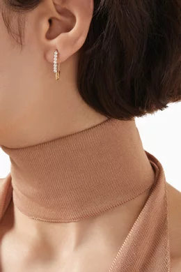 Loren stewart safety sales pin earrings