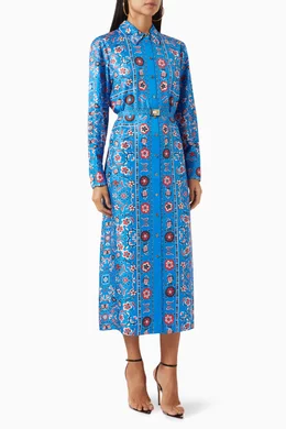 Tory burch silk new arrivals shirt dress