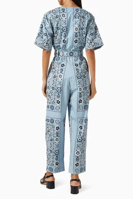 Tory burch jumpsuit clearance