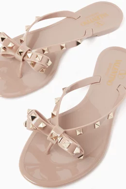 Valentino pvc cheap flip flops