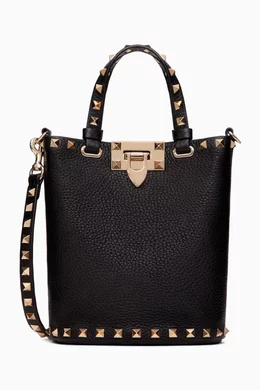 Rockstud mini calfskin leather crossbody 2025