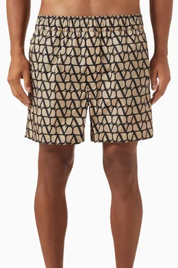 Buy Valentino Garavani Neutral Valentino Garavani Iconographe Swim