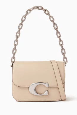 Buy Coach White Mini Idol Bag in Calf Leather for Women in Saudi
