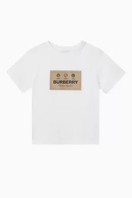 Burberry hotsell logo print