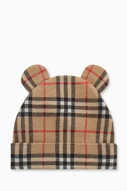 Burberry wool hat vintage hotsell