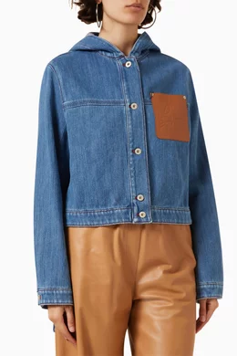 Cropped top workwear jacket