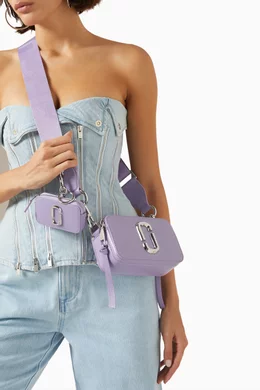 Snapshot leather crossbody bag the marc jacobs deals