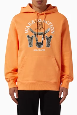 Daily paper hoodie orange online