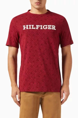 Tommy hilfiger all over deals print t shirt
