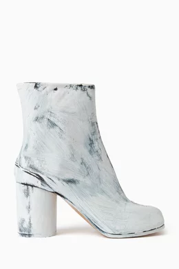 Margiela tabi store boots silver