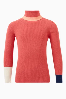 Girls online ribbed turtleneck
