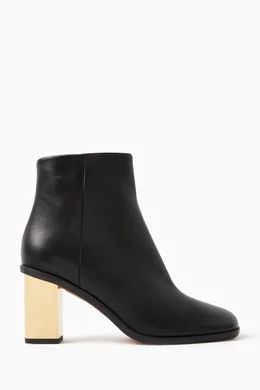Chloe black ankle boots discount