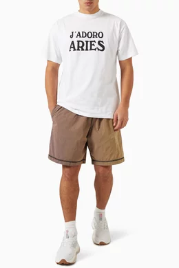 Buy Aries White J Adoro Aries T-shirt in Cotton Jersey for Men in