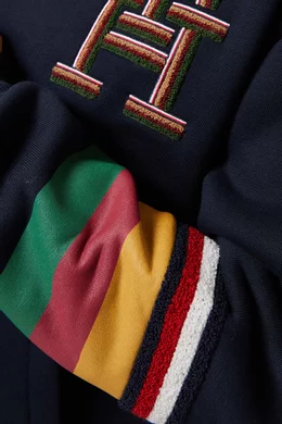 Multicolor tommy hilfiger hoodie clearance