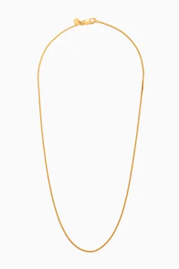 Gold plated box chain deals