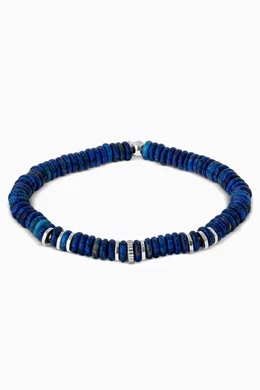 Tateossian blue sales beaded bracelet