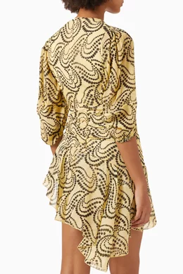 Sandro 2 in 1 wrap best sale dress