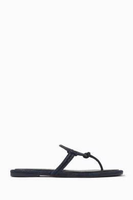 Tory burch miller sandals blue clearance