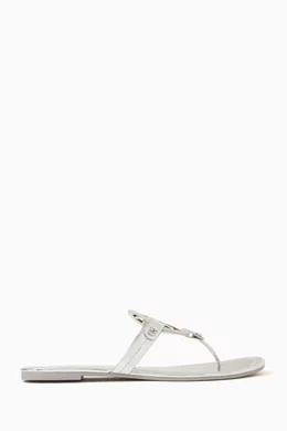 Tory burch silver best sale sandals