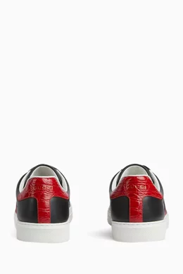 Buy Gucci Black Ace Sneakers in Leather for Men in Saudi Ounass