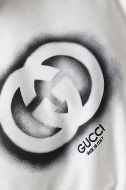 Gucci graffiti shirt hot sale