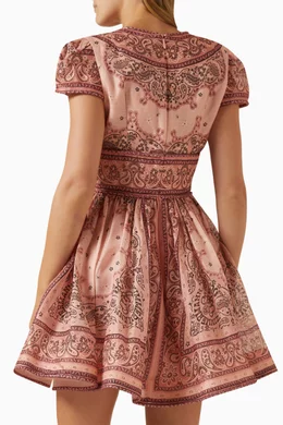 Matchmaker Structured Linen Mini Dress