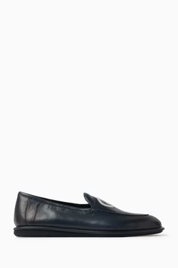Giorgio armani moccasins hotsell