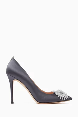 Buy Sarah Jessica Parker Grey Safa 100 Embellished Pumps in