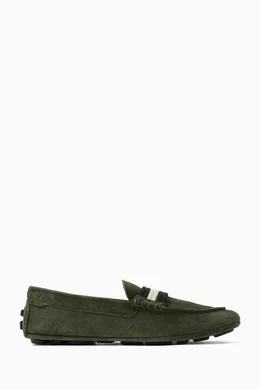 Green outlet bally shoes