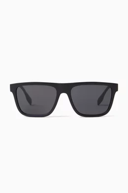 Burberry men's online square sunglasses